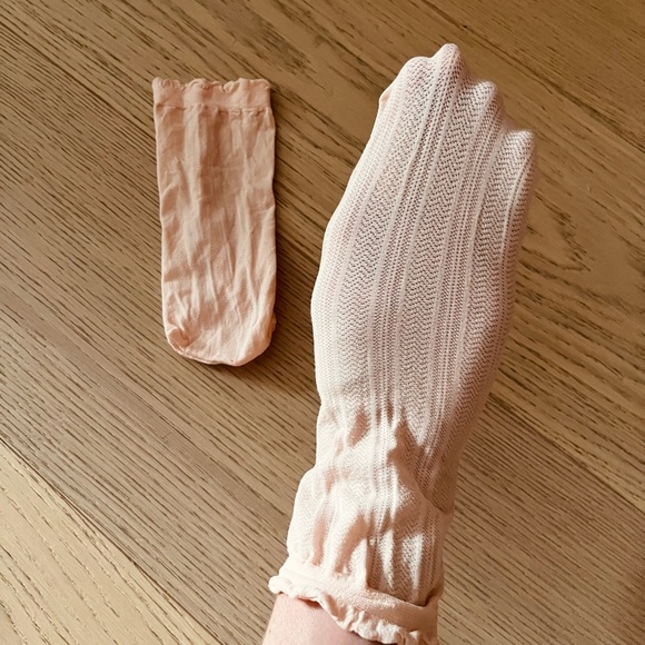 SOLD - American Apparel Lacy Ankle Sock - Picture 2 of 3